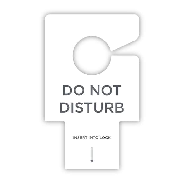 Rdi-Usa Do Not Disturb Electronic Lock Sign, 100Pk - DND-EL-GEN-100|1