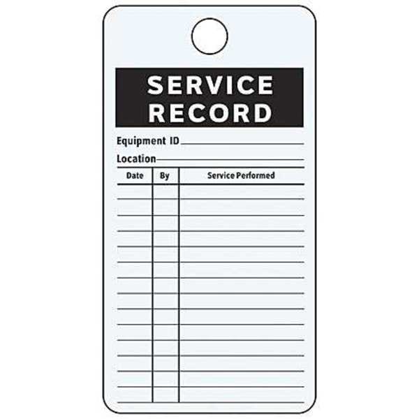 See All Industries Tag, Inspection, Aluminum, 4 1/4 in H x 3 in W, White, Rectangle, 25 PK - IL-INSP