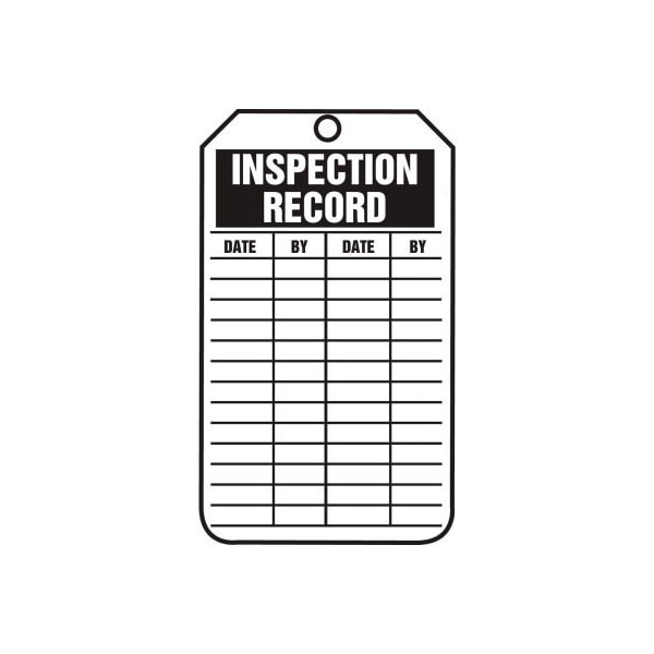 Accuform Accuform Safety Inspection Tag, PF-Cardstock, 25/Pack - TRS315PTP