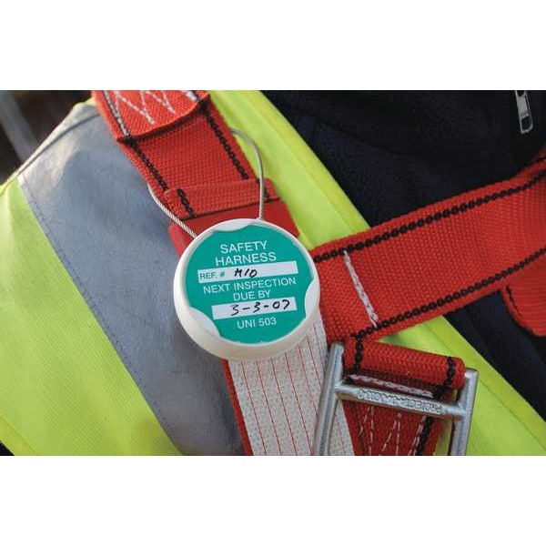 Brady Tag, Do Not Use, Plastic, White, Circle, 20 PK - UNI-UNH 9 S