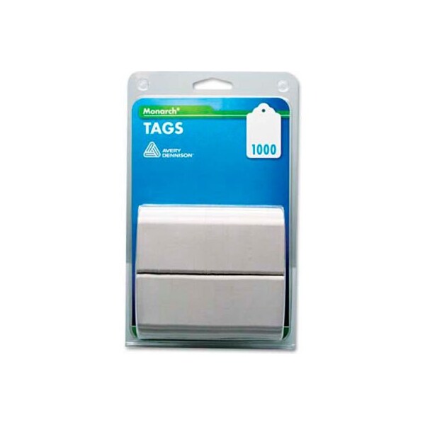 Monarch Marking System Monarch Refill Tags for Tag Attacher Kit, 1-1/8 x 1-3/4, White, 1000 Tags/Pack - 925047