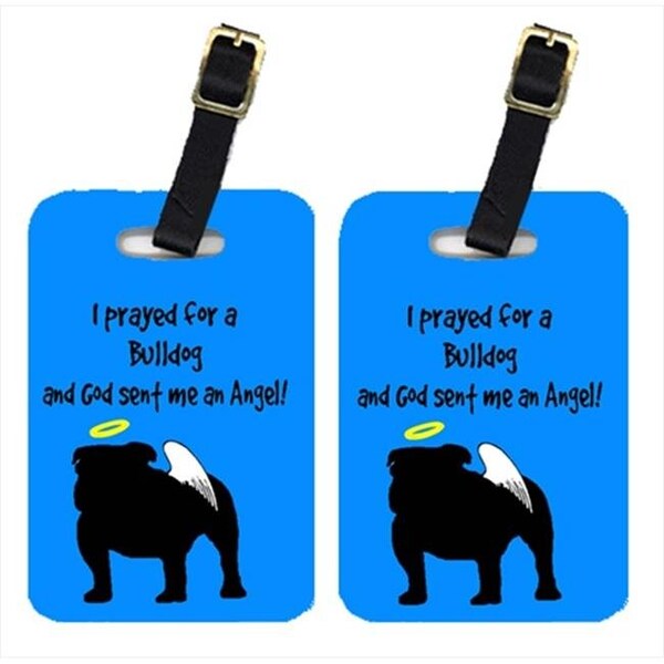 Carolines Treasures Carolines Treasures AN1122BT Bulldog Luggage Tags; Pair - 2 - AN1122BT