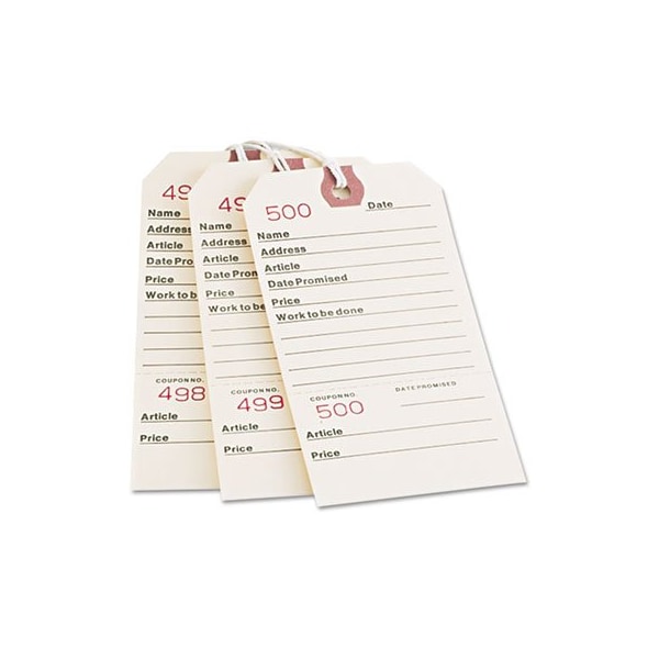 Avery Dennison Avery, Repair Tags, 5 1/4 X 2 5/8, Manila, 500/box - 15030