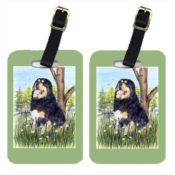 Carolines Treasures Carolines Treasures SS8106BT Tibetan Mastiff Luggage Tags; Pack - 2 - SS8106BT
