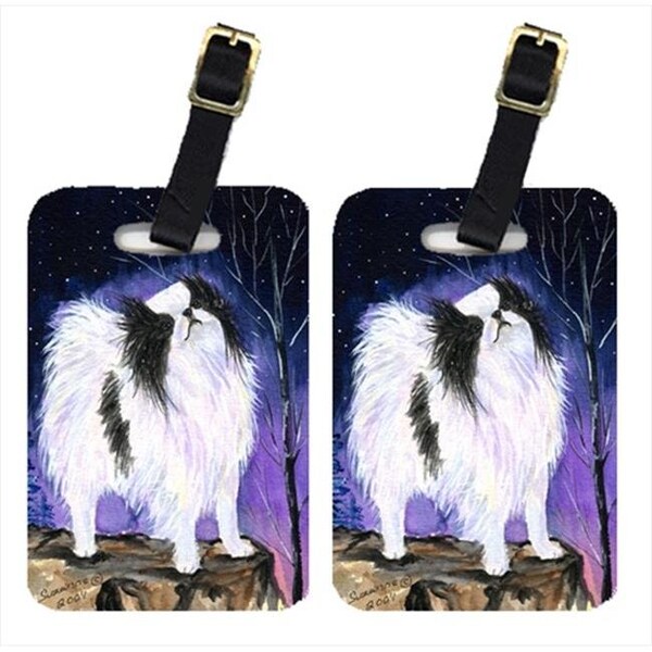 Carolines Treasures Carolines Treasures SS8070BT Japanese Chin Luggage Tags; Pair Of 2 - SS8070BT