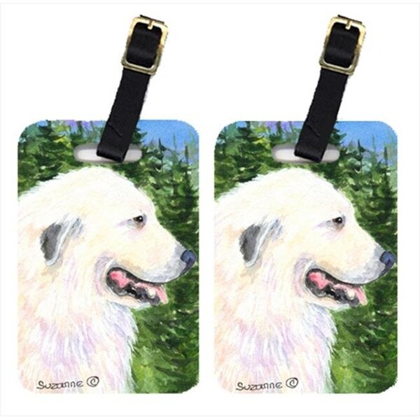 Carolines Treasures Carolines Treasures SS8922BT Great Pyrenees Luggage Tag - Pair 2; 4 x 2.75 In. - SS8922BT