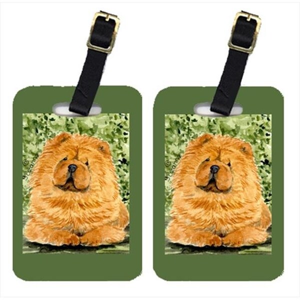 Carolines Treasures Carolines Treasures SS8709BT Chow Chow Luggage Tag - Pair 2; 4 x 2.75 In. - SS8709BT