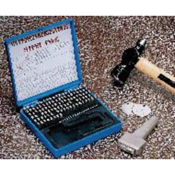 Young Bros Stamp Works Steel Type Marking Kit w/ Holder, 3/16in - 51069