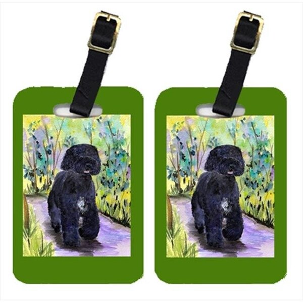 Carolines Treasures Carolines Treasures SS8264BT Portuguese Water Dog Luggage Tags; Pack - 2 - SS8264BT