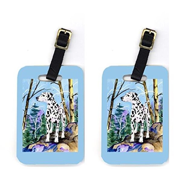 Carolines Treasures Carolines Treasures SS8651BT Dalmatian Luggage Tag - Pair 2; 4 x 2.75 In. - SS8651BT