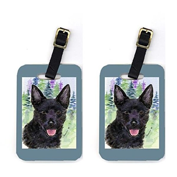 Carolines Treasures Carolines Treasures SS8013BT Australian Kelpie Luggage Tags; Pair Of 2 - SS8013BT