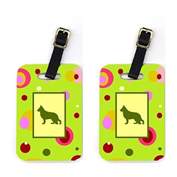 Carolines Treasures Carolines Treasures CK1129BT German Shepherd Luggage Tags; Pair Of 2 - CK1129BT