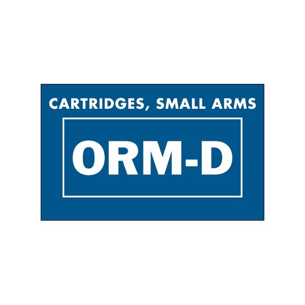 Bsc Preferred 1-3/8 x 2 1/4'' - ''Cartridges, Small Arms ORM-D'' Labels - DL7011
