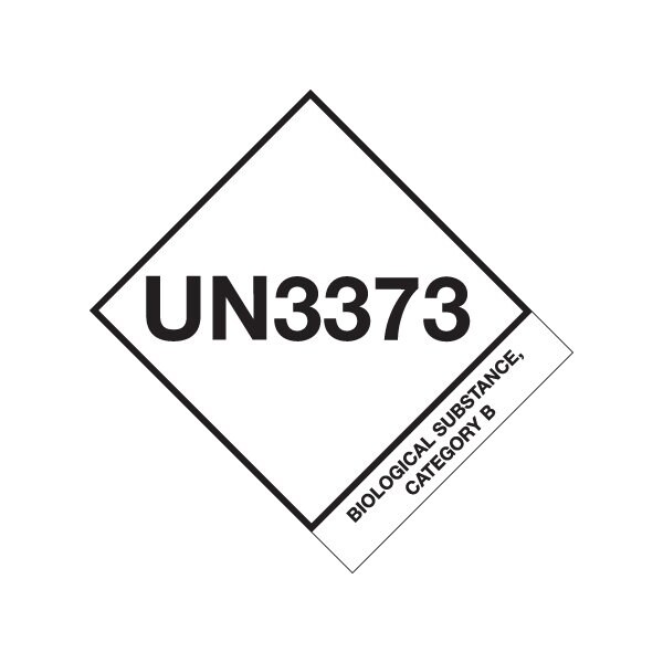 Bsc Preferred 4 x 4 3/4'' - ''UN3373 Biological Substance Category B'' Labels - BUY00024249