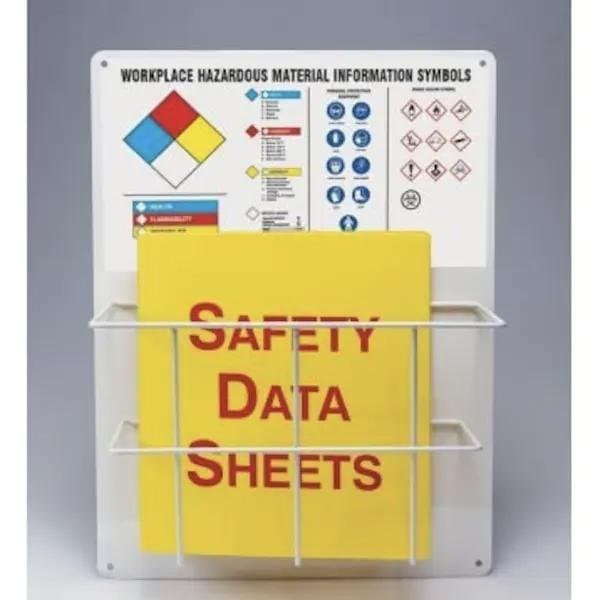 Accuform WHMIS ALUMINUM BASKET CENTER BOARD ZRS345 - ZRS345