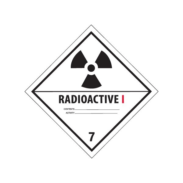 Bsc Preferred 4 x 4'' - ''Radioactive I'' Labels - BUY00025395