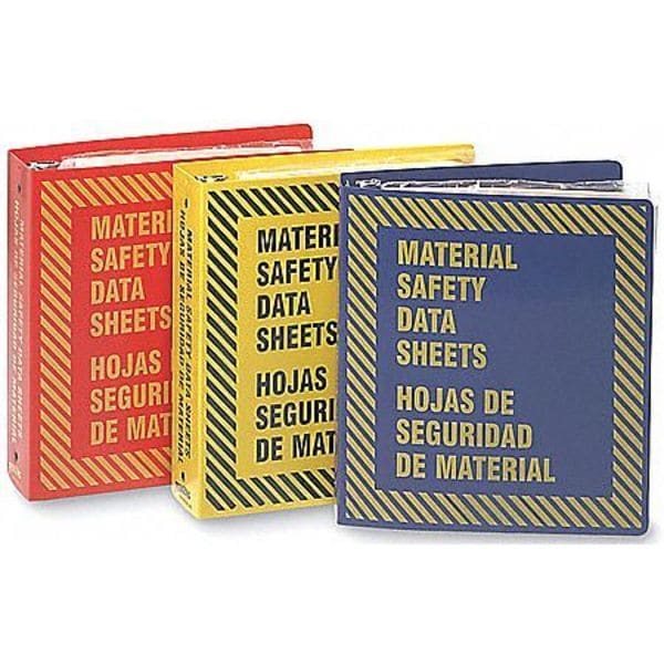 Brady Binder, Material Safety Data Sheets/Hojas de Seguridad de Material, Polyethylene, 11 5/8 in W - BR758R