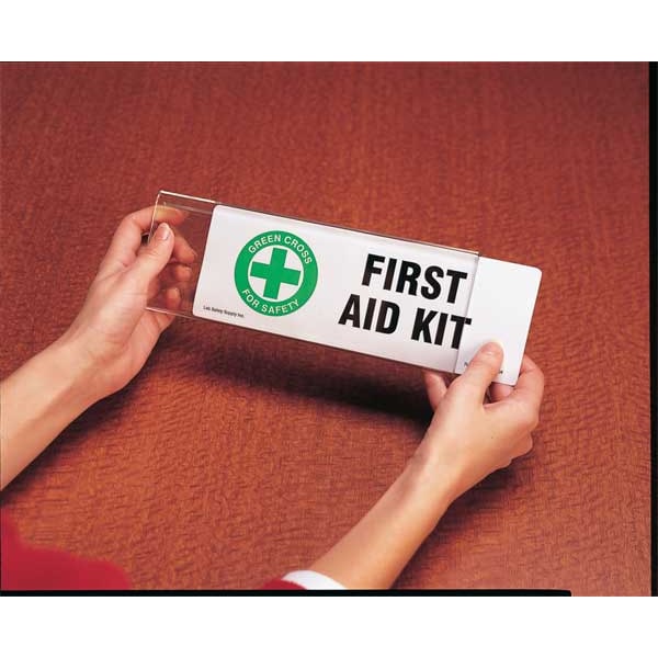 Brady Biohazard Sign, Biohazard, Polyester, 10 in W, 3 1/2 in H - 22267KLS