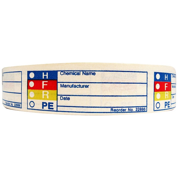 Zoro Select Label, HMIG, Paper, 3 in W, 1 in H - 8XZF8