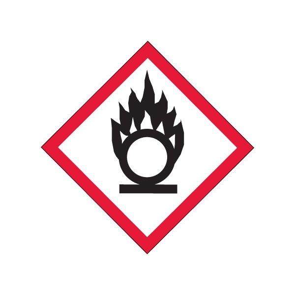 Bsc Preferred 2 x 2'' Pictogram - Flame Over Circle Labels - BUY00039640