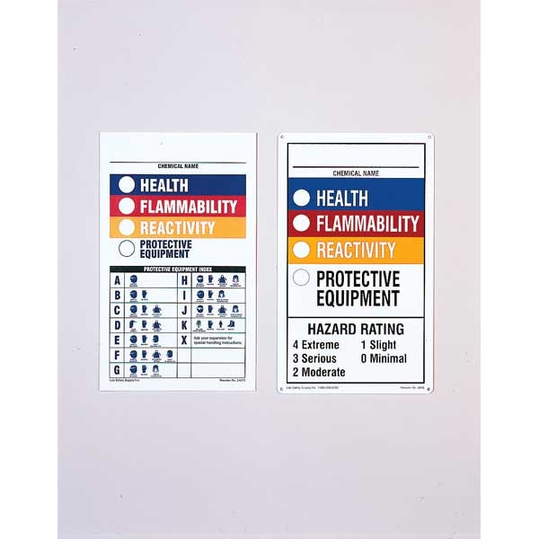 Accuform Chemical Label, Plastic, 7 in W, 10 in H - ZFD844VP