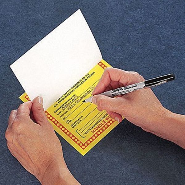 Accuform DOT Handling Label, Paper, 6" W, 6" H - MHZWNJPSL