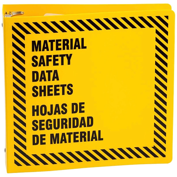 Brady Binder, Material Safety Data Sheets/Hojas de Seguridad de Material, 11 5/8 in W, 11 5/8 in H - BR758Y