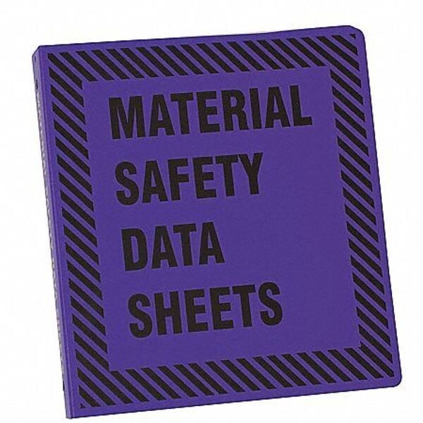 Brady Binder, Exposure Control Plan, Polyethylene, 11 5/8 in W, 11 5/8 in H - BR361B