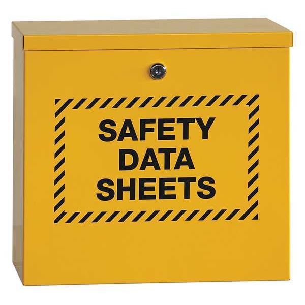 Display Specialists Right to Know Cabinet, Safety Data Sheets, Steel, 13 1/4 in W, 12 1/8 in H - 2565