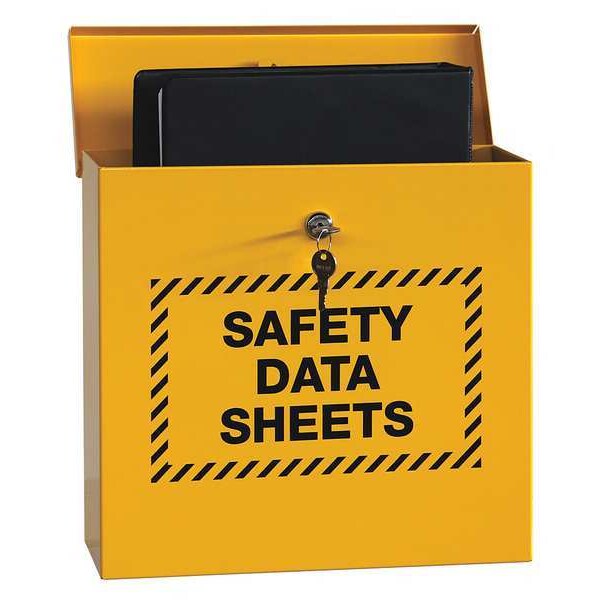Display Specialists Right to Know Cabinet, Safety Data Sheets, Steel, 13 1/4 in W, 12 1/8 in H - 2565