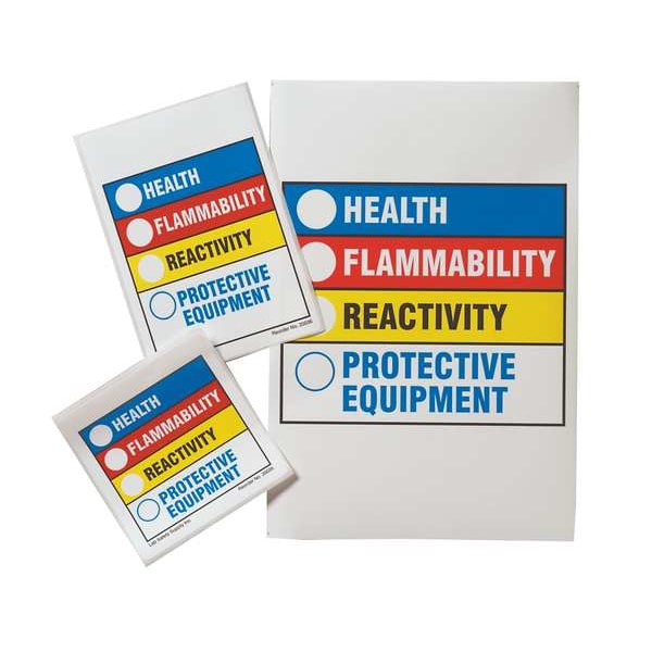 Brady Label, HMIG, Polyester, 3 7/8 in W, 3 7/8 in H - 20035LS