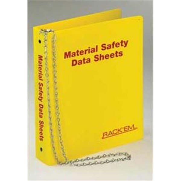 Val-Pak Products RackEm Racks  English MSDS Binder 1.5 in. Ring - Holds 275-300 sheets - 3011