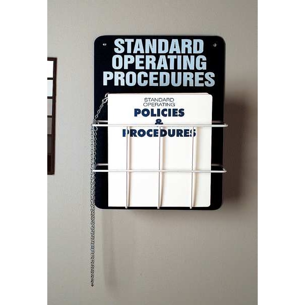 Brady Operation Procedures Center, Standard Operating Procedures, Heavy Duty Poly, 14 in W, 20 in H - SM681A