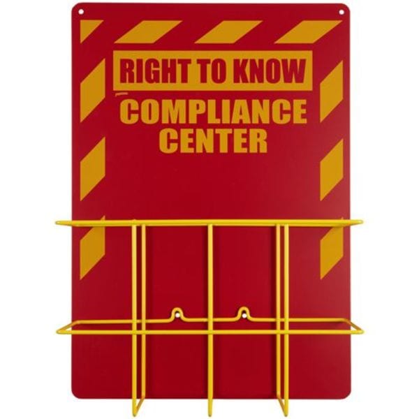 Brady Right to Know Center, Right-To-Know Compliance Center, polystyrene, 14 in W, 20 in H - 2010NB