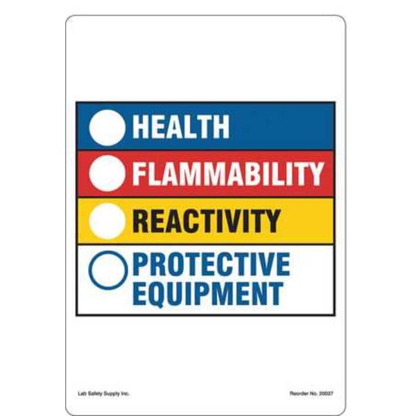 Brady Label, HMIG, Polystyrene, 10 in W, 14 in H - 20037LS