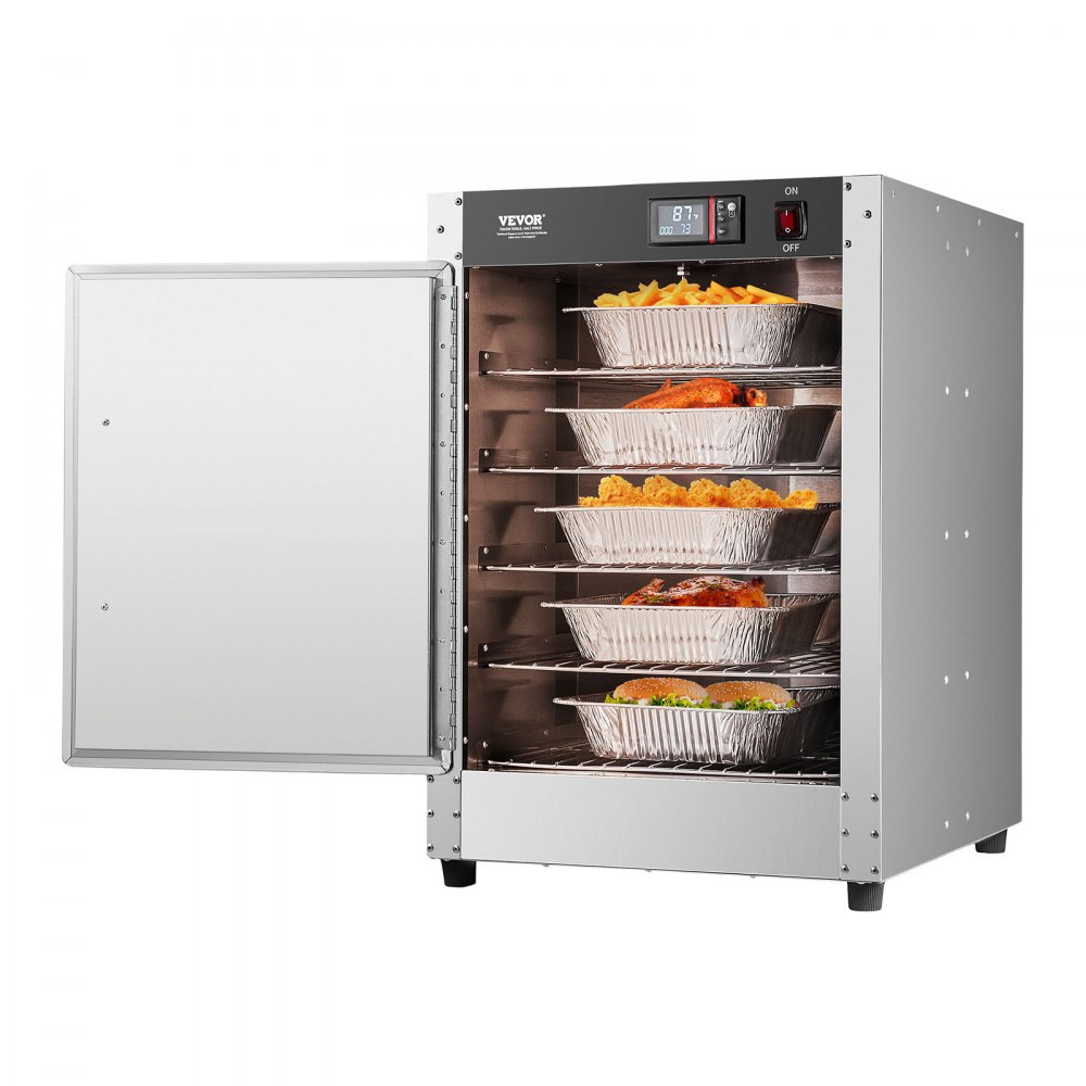 Hot Box Food Warmer 5-Tier Concession Warming Cabinet with Water Tray for Pizza - XXSPBWJ5CBTM0I6VPV1