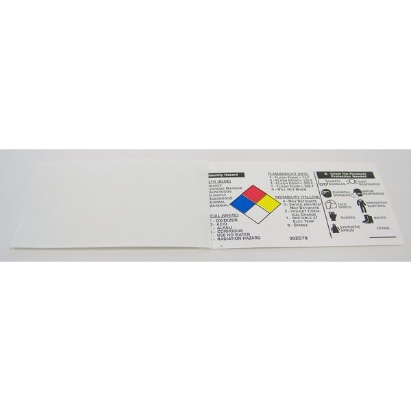 Badger Tag & Label Label, Polypropylene, 3 1/2 in W, 2 in H - 109