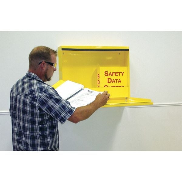 Accuform Right to Know Center, Right-To-Know Center Safety Data Sheets Hazardous Materials, 26 1/2 in W - ZRS384