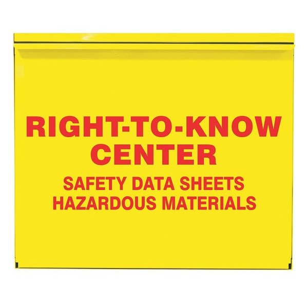 Accuform Right to Know Center, Right-To-Know Center Safety Data Sheets Hazardous Materials, 26 1/2 in W - ZRS388