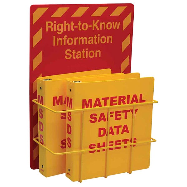 Brady Right to Know Compliance Center, Right to Know Information Station, polystyrene, 14 1/2 in W - 106344