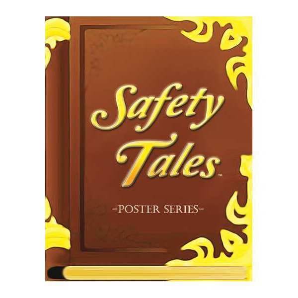 Mancomm Safety Poster, Safety Tales, Paper, 16 in W, 12 in H - 31P-299-02