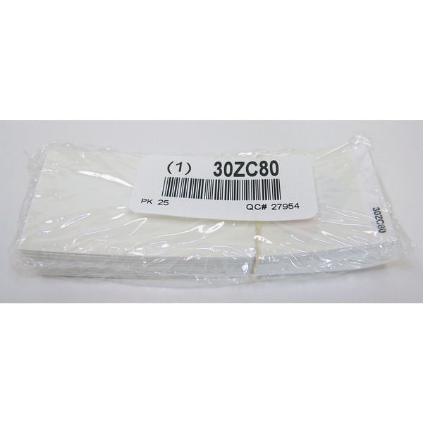 Badger Tag & Label Label, NFR Symbol, Polypropylene, 3 7/8 in W, 1 1/2 in H - 110