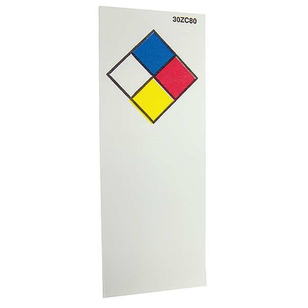 Badger Tag & Label Label, NFR Symbol, Polypropylene, 3 7/8 in W, 1 1/2 in H - 110