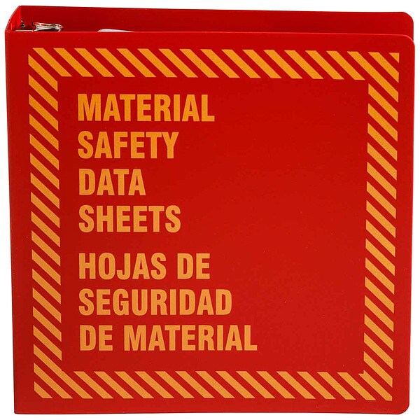 Brady Binder, Material Safety Data Sheets/Hojas de Seguridad de Material, Polyethylene, 11 5/8 in W - 48757R