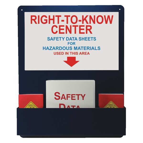Accuform Right to Know Center, Aluminum, 24 in W, 30 in H - ZRS729