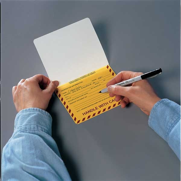 Accuform DOT Handling Label, Self Laminating, 6" W, 6" H - MHZWCASLC