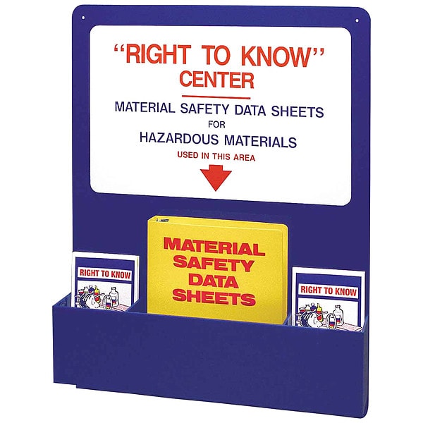 Brady Right to Know Center, Right-To-Know Center, Acrylic, 24 in W, 30 in H - 2001