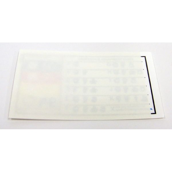 Badger Tag & Label Label, Chemical Name Date Protective Equipment Index, Polypropylene, 3 1/2 in W, 2 in H - 105