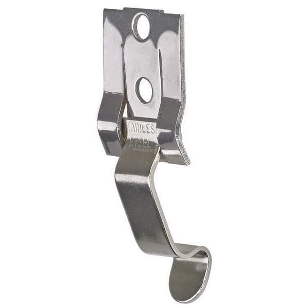 Jj Keller Spring Clip Arm, Stainless Steel, 1 in W x 2 21/64 in H - 55360