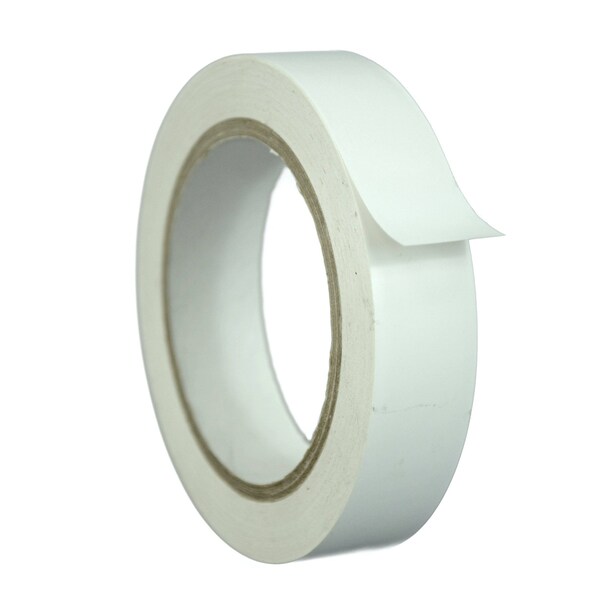 Wod Tape Floor Marking Tape, PVC, White, 1 inch (24mm) W., 6 mil Thickness, 48 PK - WOD VTC606-01000-48-60-WHI